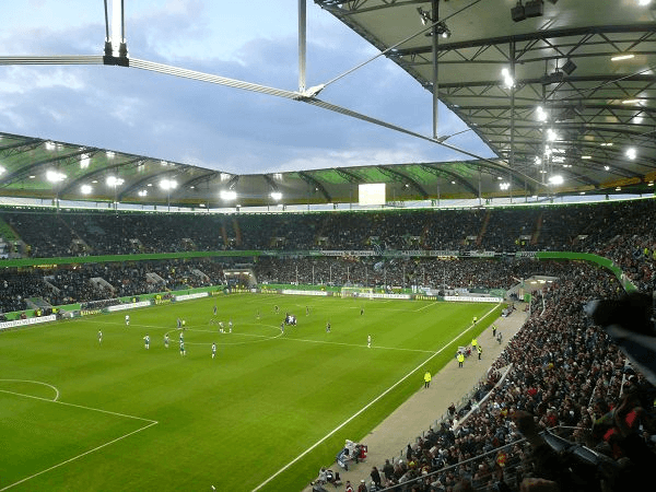 Volkswagen Arena, home stadium of VfL Wolfsburg